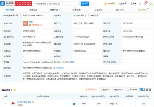 华为在广西成立技术服务公司，助力区域信息技术咨询发展